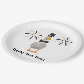 Nieuwjaar Papieren Bordje (Gekanteld)