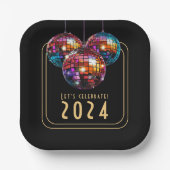 Nieuwjaar Papieren Bordje (Voorkant)