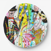 Nieuwjaar Papieren Bordje (Voorkant)