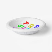 Nieuwjaar Papieren Kommen (Gebogen)