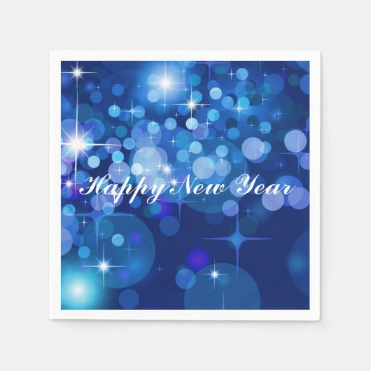 Nieuwjaar papieren servetten (Voorkant)