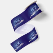 Nieuwjaar Parelaar en saffier Satijnen Lint (Achterkant)
