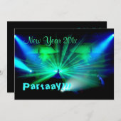 Nieuwjaar partner!!! uitnodiging (Voorkant / Achterkant)