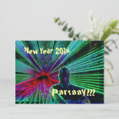 Nieuwjaar partner!!! uitnodiging (Staand voorkant)