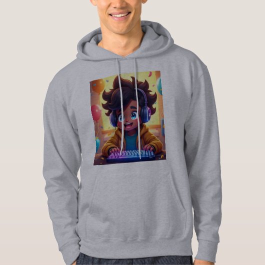 Nieuwjaar PC Gaming Celebration Hoodie (Voorkant)