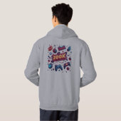 Nieuwjaar PC Gaming Celebration Hoodie (Achterkant volledig)