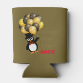 Nieuwjaar Penguin-Koelbox Blikjeskoeler (Achterkant)
