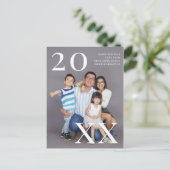 Nieuwjaar persoonlijke foto (briefkaart terug) briefkaart (Staand voorkant)