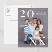 Nieuwjaar persoonlijke foto (briefkaart terug) briefkaart (Voorkant / Achterkant)