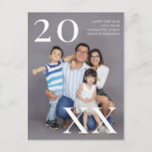 Nieuwjaar persoonlijke foto (briefkaart terug) briefkaart (Voorkant)