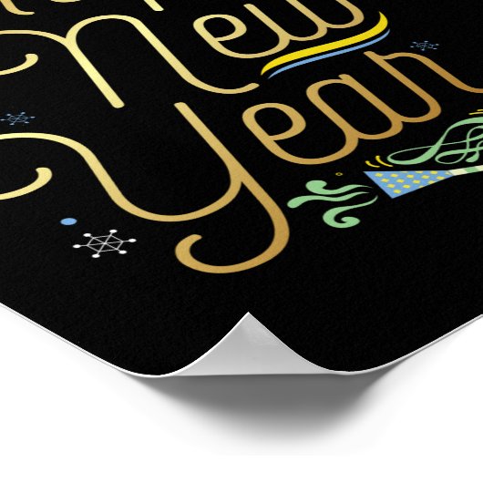 Nieuwjaar Poster (Hoek)