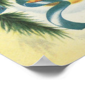 nieuwjaar Poster Kaart Circa 1950 (Hoek)