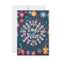 Nieuwjaar Print Kaart