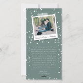 Nieuwjaar Proost Script Moderne vakantie fotokaart Feestdagenkaart (Achterkant)