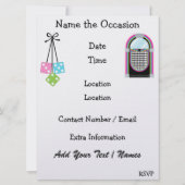 Nieuwjaar Retro Rockin' - SRF Kaart (Achterkant)