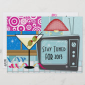 Nieuwjaar Retro Rockin' - SRF Kaart (Voorkant / Achterkant)