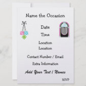 Nieuwjaar Retro Rockin' - SRF Kaart (Achterkant)