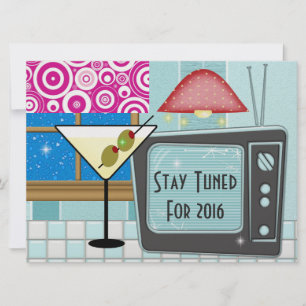 Nieuwjaar Retro Rockin' - SRF Kaart