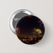 Nieuwjaar Ronde Button 5,7 Cm (Voorkant /achterkant)