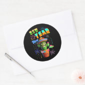 Nieuwjaar Ronde Sticker (Envelop)