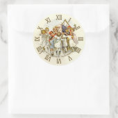 Nieuwjaar Ronde Sticker (Tas)