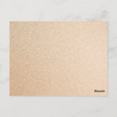 Nieuwjaar roze feestdagPostcard Briefkaart (Achterkant)