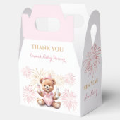 Nieuwjaar Roze Meisje Baby shower Favor Box Bedankdoosjes (Geopend)