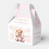 Nieuwjaar Roze Meisje Baby shower Favor Box Bedankdoosjes (Voorkant Zijde)