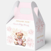 Nieuwjaar Roze Meisje Baby shower Grote Tafel Bedankdoosjes (Achterkant)