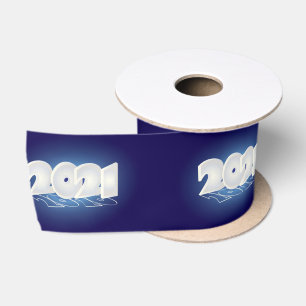 Nieuwjaar schitterend satijnen lint