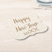 Nieuwjaar schoonheid kartonnen onderzetters (Gekanteld)