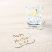 Nieuwjaar schoonheid kartonnen onderzetters (Insitu)