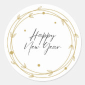 Nieuwjaar Sticker (Voorkant)