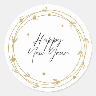 Nieuwjaar Sticker