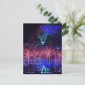 Nieuwjaar Sydney Briefkaart (Staand voorkant)