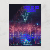 Nieuwjaar Sydney Briefkaart (Voorkant)