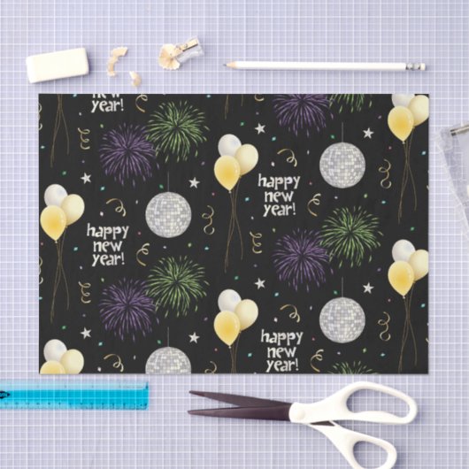 Nieuwjaar Tissuepapier (Craft)