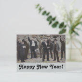  Nieuwjaar Toast Club Briefkaarten (Staand voorkant)