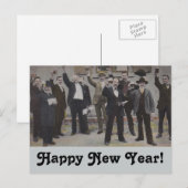  Nieuwjaar Toast Club Briefkaarten (Voorkant / Achterkant)