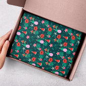 Nieuwjaar tropische zomervakantie kerstFeestdagen Tissuepapier