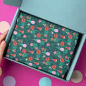 Nieuwjaar tropische zomervakantie kerstFeestdagen Tissuepapier