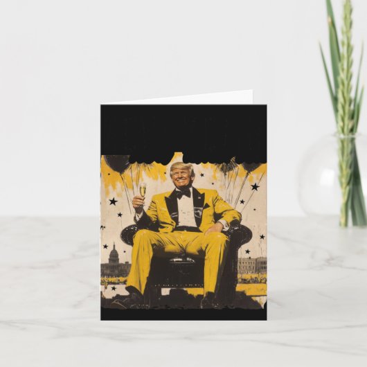 Nieuwjaar Trump 2025 Kaart (Voorkant)