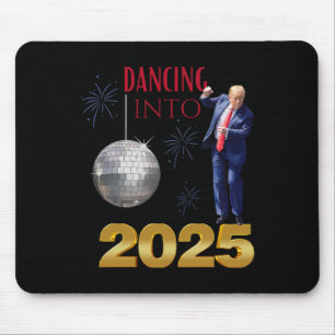 Nieuwjaar Trump Dancing 2025 Mega Funny Party Coun Muismat