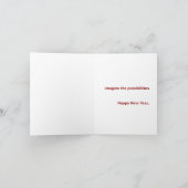 Nieuwjaar - Twain Feestdagen Kaart (Binnen)