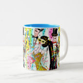 Nieuwjaar Tweekleurige Koffiemok (Voorkant rechts)