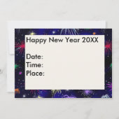 Nieuwjaar uitnodiging in Glas in lood (Achterkant)