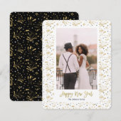 Nieuwjaar Vakantie | Vuurwerk | Kaart van de Foto (Voorkant / Achterkant)