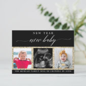 Nieuwjaar van de aankondiging van de zwangerschap  (Staand voorkant)