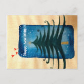 Nieuwjaar van de groet briefkaart (Voorkant)