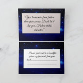 Nieuwjaar van de groet kaart (Binnen)